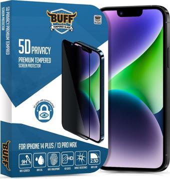 Buff Labs Iphone 14 Plus/13 Pro Max 5D Privacy Ekran Koruyucu