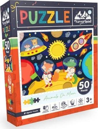Neverland Ay Hayvanları 50 Parça Puzzle NL409