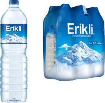 Erikli Doğal Kaynak Suyu 1,5 Lt 6'Lı Paket