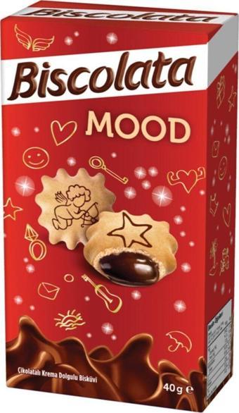 Biscolata Mood Çikolata Krema Dolgulu Bisküvi 40 G