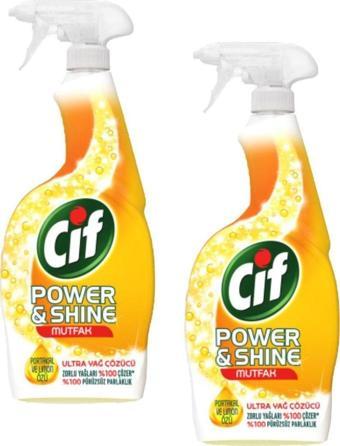 Cif Sprey Power & Shine Mutfak 750 Ml 2 Adet