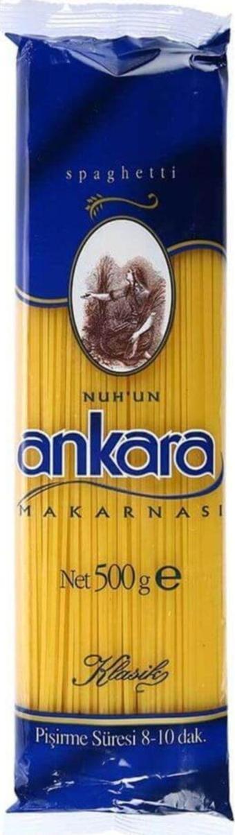 Nuh'un Ankara Ankara Makarna Spagetti 500 Gr ( 10 Adet)