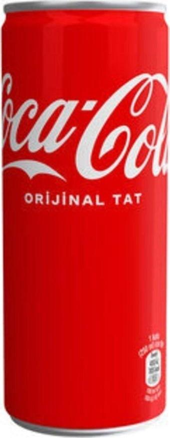 Coca-Cola Kola 250 Ml Teneke Kutu