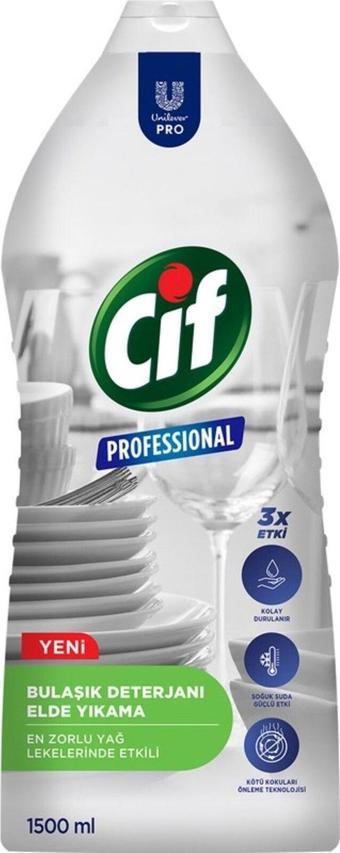 Cif U-Pro Elde Bulaşık Deterjanı 1500Ml