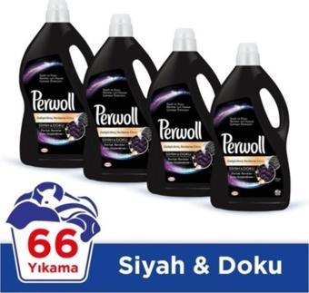 Perwoll Sıvı Çamaşır Deterjanı Siyah 4 Lt X 4 Adet