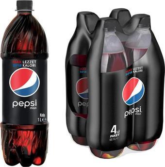 Pepsi Max Cola 1 Lt 4'Lü Paket