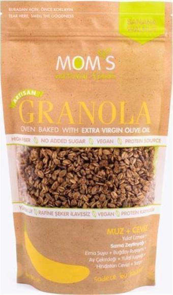 Mom's Natural Foods Granola Muz Ceviz 360 Gr