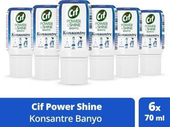 Cif Power And Shine Konsantre Kapsül Banyo Temizleyici 10Kat Konsantre Kireç Ve Sabun Leklelerini Sö