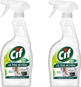 Cif Ultra Hijyen Çam. Su. Katkılı 750 Ml * 2 Adet