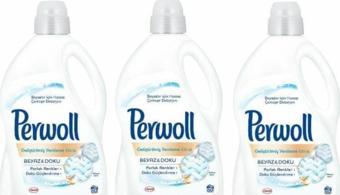 Perwoll Beyaz Sihir Yumuşatıcı Sıvı Deterjan 3 Lt X 3 Adet