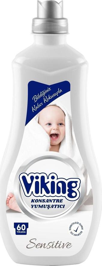 Viking Konsantre Çamaşır Yumuşatıcısı Sensitive 1440 Ml 6 Adet