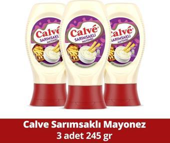 Calve Sarımsaklı Mayonez X 3 Adet