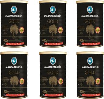 MarmaraBirlik Gold Xl Zeytin 6 X 400 Gr