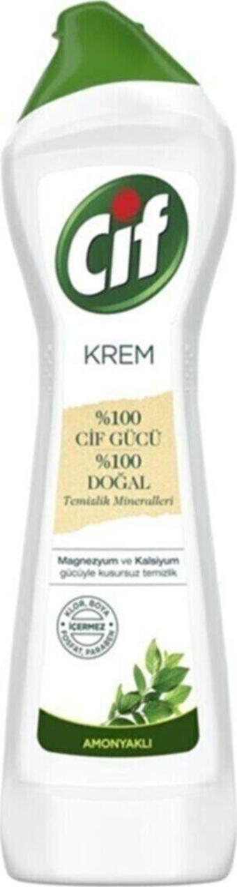 Cif Cıf Krem Temizleyici Amonyaklı 750 Ml