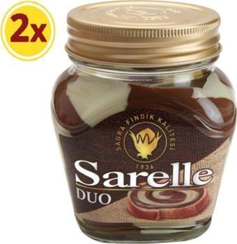 Sarelle Duo Kakaolu-Vanilyalı Fındık Kreması 350 Gr 2 Adet