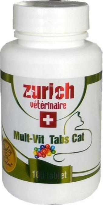 Zurich Multivitamin Kedi Tableti 100 Tablet