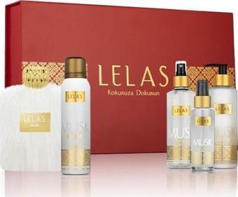Lelas 1353 Musk Kırmızı Kutulu Hediyelik 5 Parça Unisex ParfümSeti
