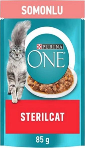 Purina One Kısır Somon & Havuçlu Kedi Yaş Mama 85 Gr 26 Adet