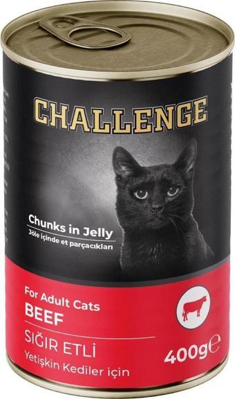 Challenge Sığır Etli Yetişkin Kedi Konservesi 400 Gr