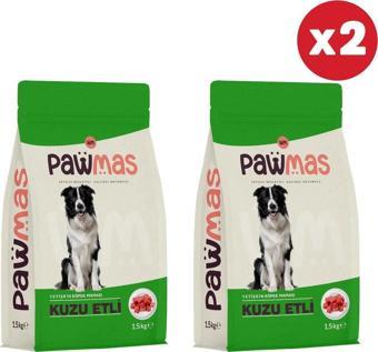 Pawmas Kuzu Etli Yetişkin Köpek Maması 1,5 Kg X 2 Adet