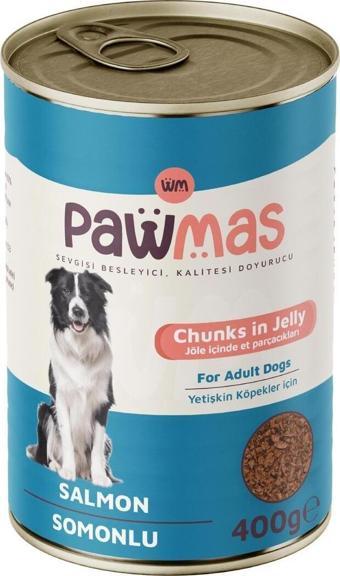 Pawmas Somonlu Yetişkin Köpek Konservesi 400 Gr