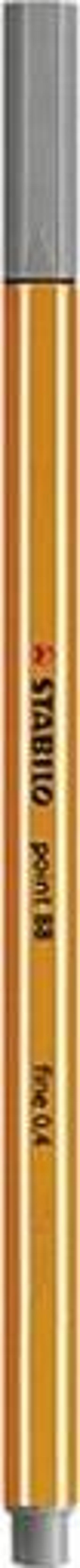 Stabilo Point 88 Fineliner Koyu Gri Kalem