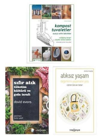 Atıksız Yaşam Seti - 3 Kitap Takım - Ceren Özcan Tatar - Yeni İnsan Yayınevi