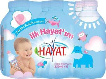 Hayat Doğal Mineralli Bebek Suyu 6*330 Ml