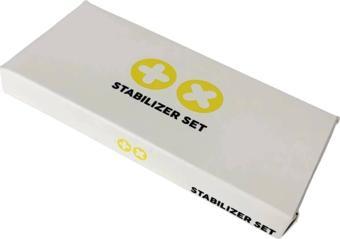 TX Stabilizer Set WKL 1.6mm - Mekanik Klavye Stabilizeri (Beyaz)