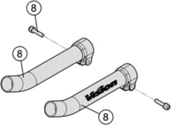 FSA VISION MINI ClIp-On 5D ACR 670-0407000030 LR AEROBAR-DİNLENDİRİCİ EKLENTİSİ