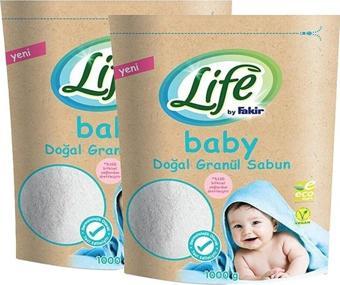 Life By Fakir Doğal Bebek Granül Toz Sabun 1 kg x 2 Adet