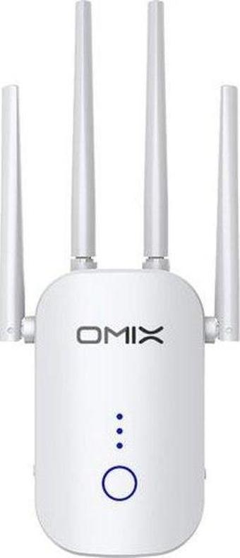 Omix Mix Wi-Fi Plus Repeater Modem Beyaz