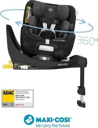 Maxi-Cosi Mica Pro Eco I-Size ADAC'lı İsofix'li 360 Dönebilir Yatabilir 0-18 Kg Bebek Oto Koltuğu