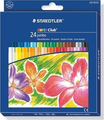 Staedtler Noris Clup Jumbo 24'lü Yağlı Pastel Boya Seti