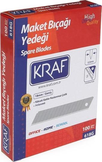 KRAF MAKET BIÇAGI YEDEGI GENIS 100 LÜ 618G