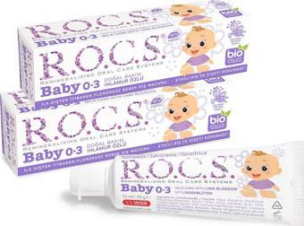 Rocs Baby 0-3 Yaş Diş Macunu Ihlamur Özlü 45G x 2 Adet