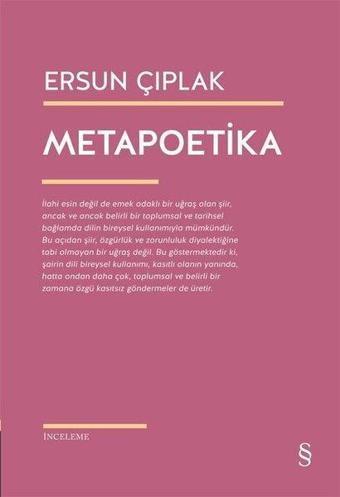 Metapoetika - Ersun Çıplak - Everest Yayınları