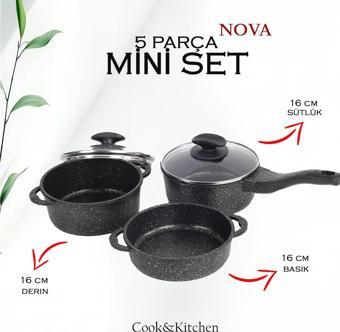 Cook Kitchen Nova 5 Parça Mini Set