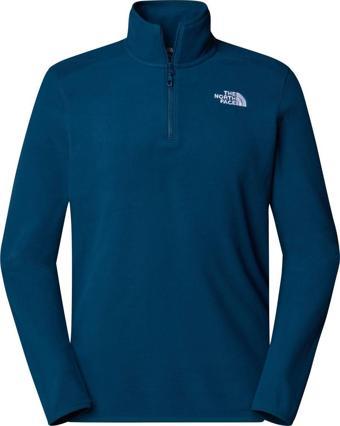 The North Face M 100 GLACIER Erkek Kısa Fermuar Polar NF0A855W1NO1