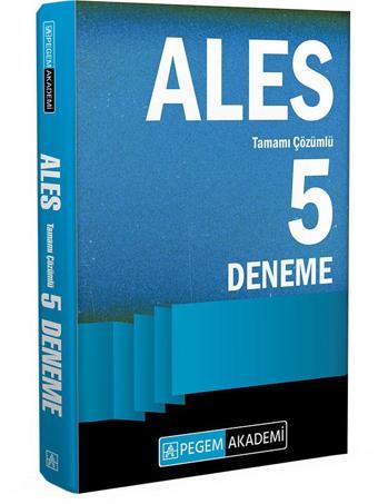 2024 Ales Tamamı Çözümlü 5 Deneme - Pegem Akademi Yayıncılık