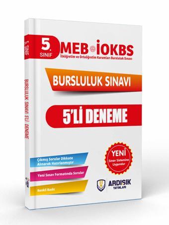 Ardışık Yayınları 5. Sınıf 2025 Bursluluk Deneme Sınavı 2025 Sınav Sistemine Uygundur - Ardışık Yayıncılık