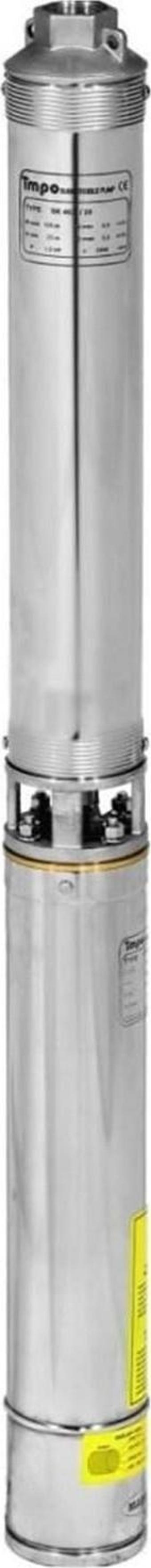 Impo Sk 406/06 Krom Başlıklı 1hp Monofaze Derin Kuyu Dalgıç Pompa Motorlu