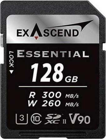 Exascend 128GB Essential 300MB/s V90 SDXC Hafıza Kartı