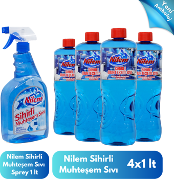 Sihirli Muhteşem Sıvı Sprey 1 lt + 4 Yedek 1 lt