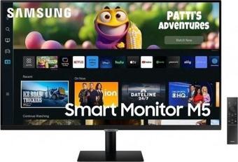 SAMSUNG ODYSSEY M5 LS27CM500EUXUF 27" 4Ms 60Hz FHD HDR10 SİYAH SMART MONİTÖR