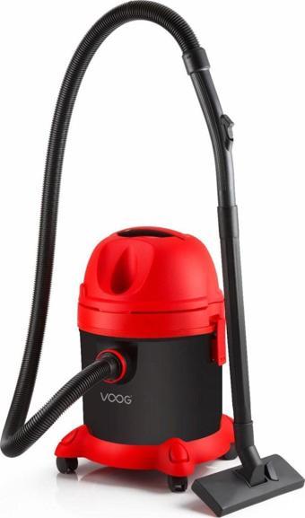 Voog Dugassı Islak Kuru Elektirikli Süpürge 3000 W Kırmızı