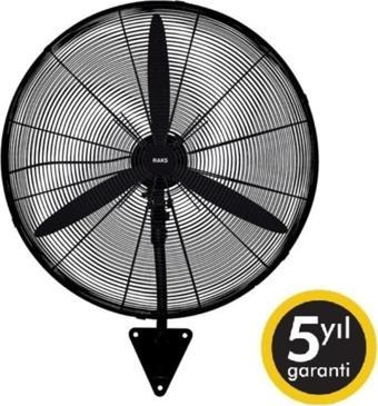 Raks Wf 30 Sa 250 Watt Sanayi Tipi Duvar Vantilatörü Büyük Boy (30'') 75Cm Alüminyum Pervane