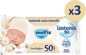 Molfix Izotonik Yenidoğan Islak Mendil 3X50Li