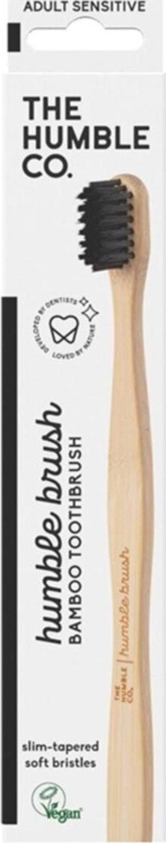 Humble Brush Yetişkin Ultra Yumuşak Bambu Diş Fırçası Siyah