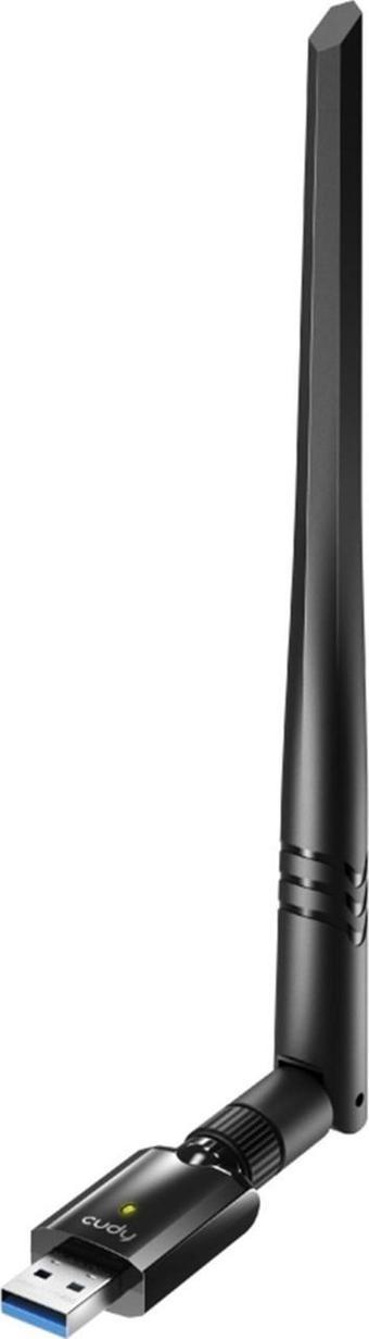 Cudy WU1400 AC1300 2.4GHz/5GHz 1300Mbps 5dBi Anten MU-MIMO Kablosuz USB3.0 Wi-Fi Adaptör